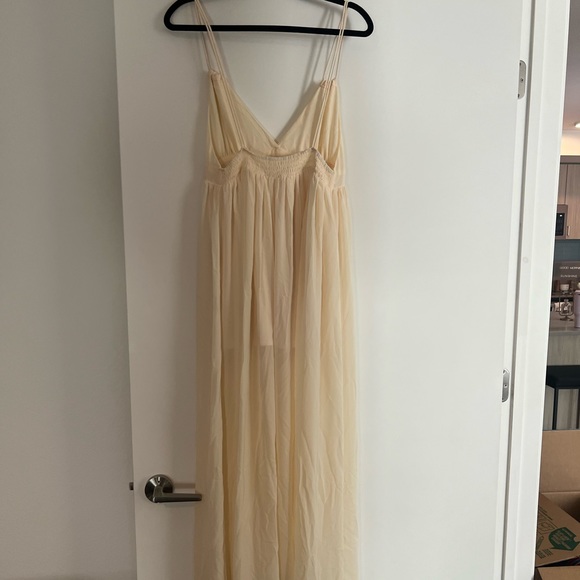 Blush bj cream slip dress - Picture 2 of 4